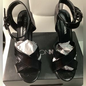 Fashion nova black heels